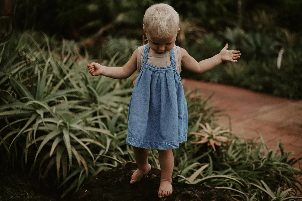 The Oversized Denim Pinafore