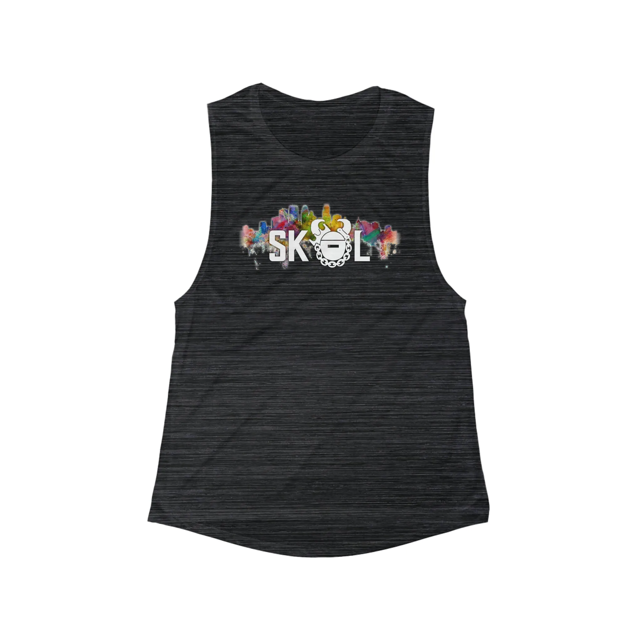 Women's Flowy Scoop Muscle Tank - Skyline